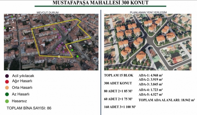 Elazığ'daki konteyner kent çalışmalarını TRT Haber görüntüledi